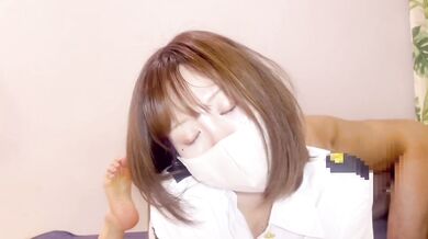 Japanese mistress tried to squeal her slave.