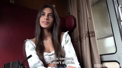 Czech Streets E145 Vanessa Alessia A Quickie On A Fast Train With An Unfaithful Beauty