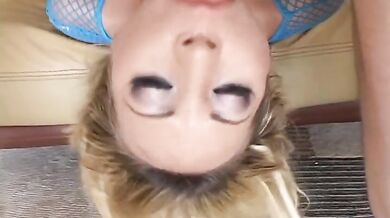 Four cocks to suck and cum to drink for Jasmine Tame