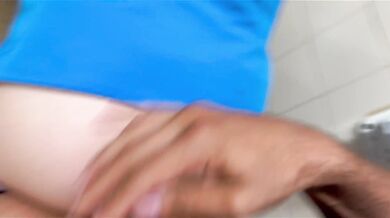 Getting fucked in the family bathroom at work