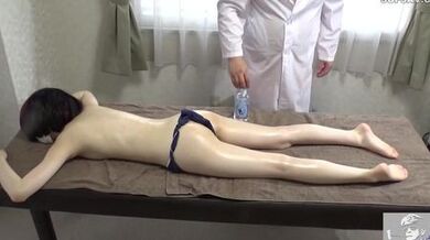 This slim, breastless woman is incredibly sensitive; as her tiny frame experiences uninterrupted orgasms and pleasure from the s