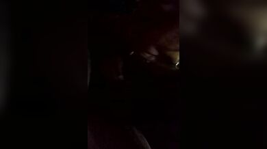 La colombiana se atraganta con mi verga..