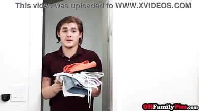 Teen Maria Kazi Gives Intense Blowjob to Stepbrother Tyler Cruise