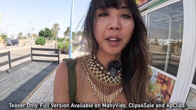 Hiding Cloths and Blindfolded Public Masturbation