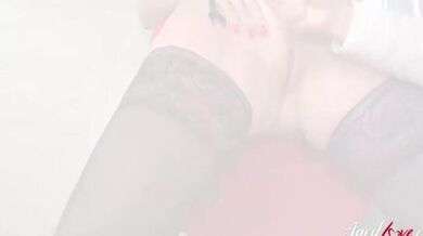 Mature Blonde AgedLovE's Shaved Pussy Play