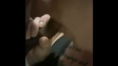 In awe as I watch from the closet as she sucks him down