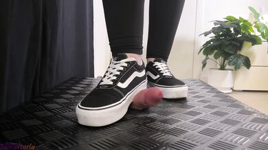 Vans Girl Hard Stomping, Full Weight Trampling - Trample, Bootjob, Ballbusting, CBT, Shoejob, Stomp