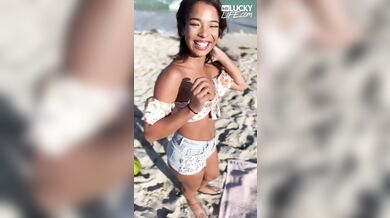 Latina Babe Sucks Cock Before Sex