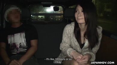 japanese anal uncensored fogbank porn girl Ako Nishino dick sucking in car uncensored.