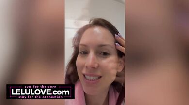 Big boobs babe getting cumshot clean up, tiny bikini, spreading pussy closeups, asshole puckering, creampie JOI - Lelu Love