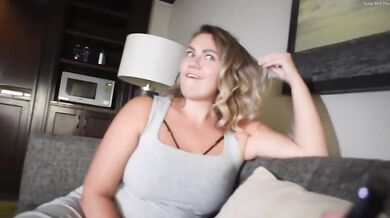 ((Watch This)) Curvy Russian Milf Gets Pussy Used By Young Guy And Loves It!!! Marina Morris Gets Cum On Boobs Pov