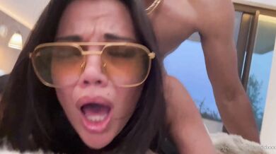 Mona Taking The Big Black Cock - Mona Azar