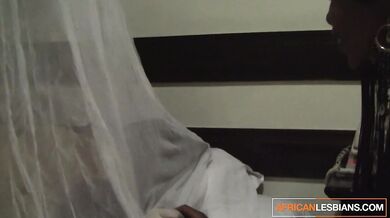 Ebony African Lesbian Flips Roommate And Makes Her Taste Black Pussy