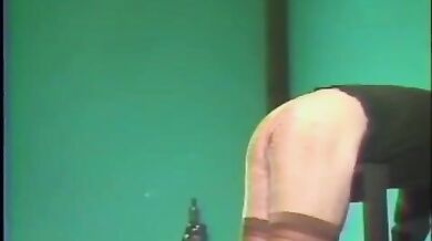 100 strokes rough femdom caning joy