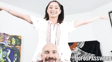 Petite teen Mickey got serious daddy issues so she only fucks older men (Mickey Ray, Charles Dera)