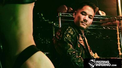 Fisting Inferno - Dom Colton Reece Raw Dogs Restrained Sub