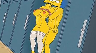 Housewife Marge's Intense Pleasure from Hot Cum in Every Hole / Anime / Hentai / Toon