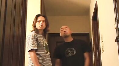 Japanese schoolgirl bizarre spanking and threesome Subtitled