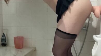 I was so horny and need to stretch my ass with my biggest dildo ever