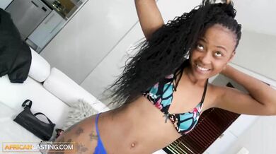 Big Ass Pierced Tits Ebony Babe Big White Cock Sloppy Deepthroat!