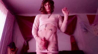 hard femboy edges and ruins orgasm