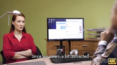 Sex For Cash Is The Best Business Strategy Of Buxom Redhead