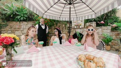 VR Bangers: Three Horny Wives Seduce You Into a Hot Foursome at Palm Royale Club | HD Porn