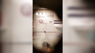 Fat Grandma Christine Krug washing her pussy