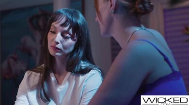 WICKEDOFFICIAL - Lexi Luna Fulfills Her Fantasy Of Eating Out Her 1st Redhead (Siri Dahl)