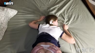 Fucking my slutty stepsister's big ass and cum on her face ???? FREE 0NLYF@NS IN COMMENTS ????