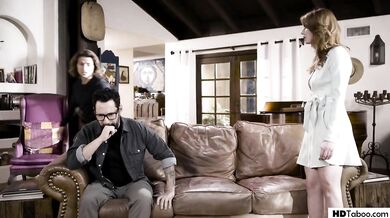 PURE TABOO Twisted Minded Boy Brings Home Girfriend To His Grieving Step Dad - Tommy Pistol And Lacy Lennon
