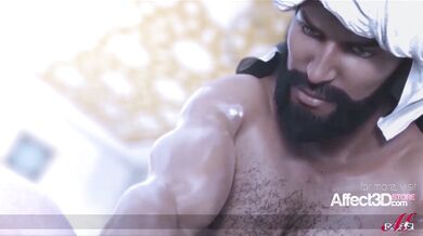 Arab Guy Anal Fucking A Big Tits Escort In A 3d Animation