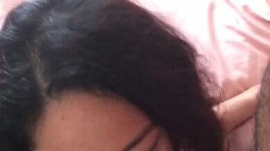 Quick bkowjob on break. Massive cumshot on face!