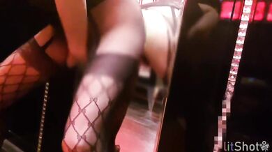 【スタンディングスタイル】淫乱美魔女は普通じゃ満足できないの Masturbation ＆ Blow job