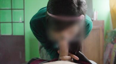 We Are Fucking in Her Room! Fast Ejaculation With College Girl! Cum in Mouth (HD)