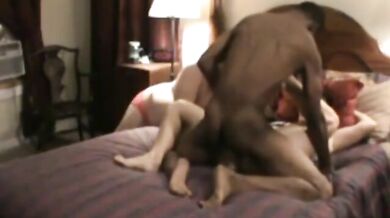 Cuck watching Girl Fucked by BBC Interracial Cuckold