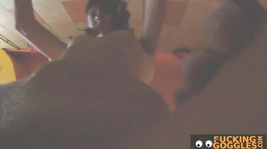 Russian girl sits on guy's face