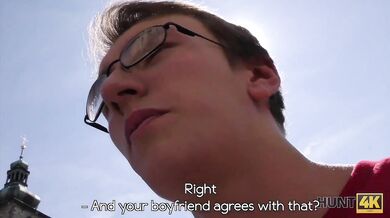 Nerdy Cuckold Watches Girlfriend Fucked By Muscular Stranger