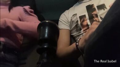 I fuck my nympho step sister and cum on her tits