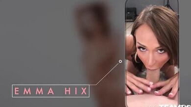 TAGTEAMPOV - Slender Beauty Emma Hix Gets Fantastic Threesome Fuck (????Emma Hix????)