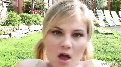 Risky Public Sex for Petite Czech Teen Kimberly by old Guy at Holiday Trip