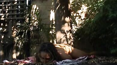 Hippie girl prone humping orgasm compilation