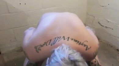 Tatooed chick humping all over the house
