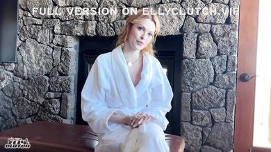 Slutty redhead bridesmaid gets locked out of hotel room before wedding