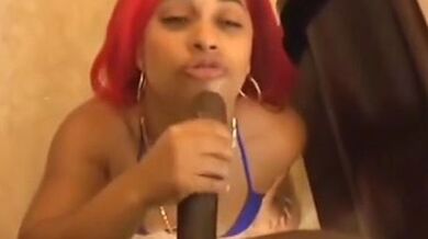 Pinky - a horny redhead ebony XXX