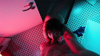 Horny Japanese girl gives you blowjob and swallows his cum in the bathroom of night club