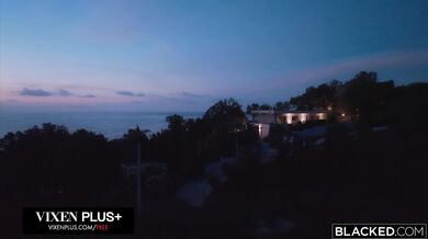 BLACKED Curvy Natural Babe Amalia Davis Sneaks Away To Fuck Her BBC Crush