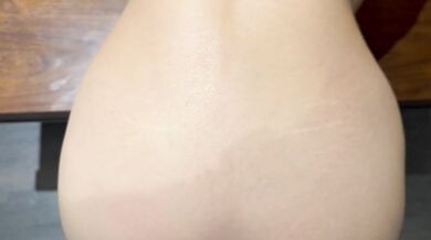 Blindfolded wife takes multiple creampies on dining room table / Wife sharing / Sloppy Seconds