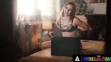 MIXEDX - Three Sexy Stepsisters Enjoys Their Last Day With A Hot Threesome - Zazie Skymm