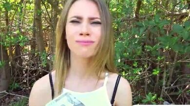 Smoking hot girl Anya Olsen fucks a random dude for cash